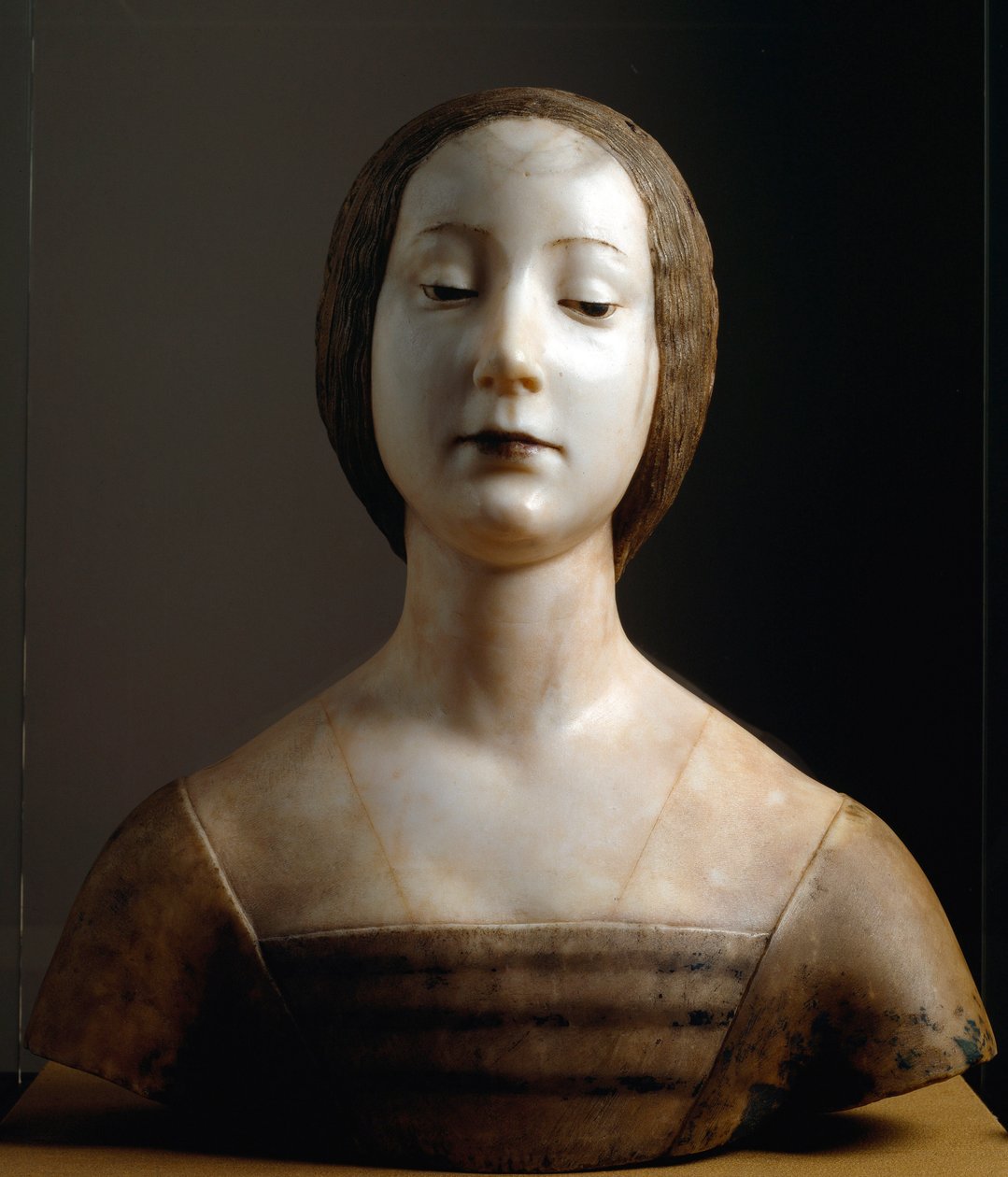 Busto de una mujer, conocida como Isabel de Aragón de Francesco Laurana