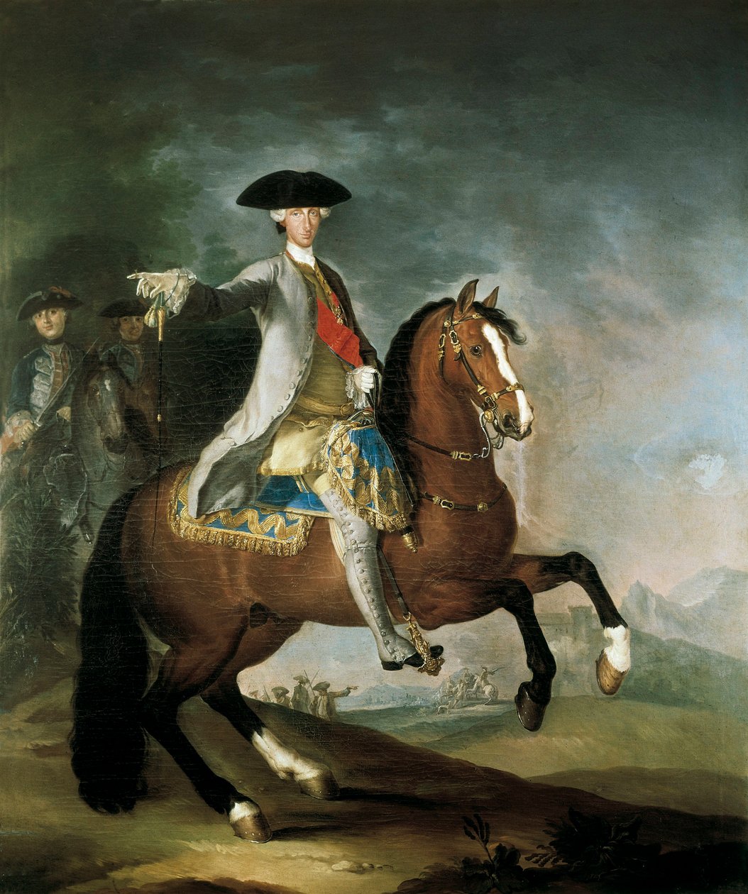 Retrato de Carlos III de Borbón, Rey de España de Francesco Liani