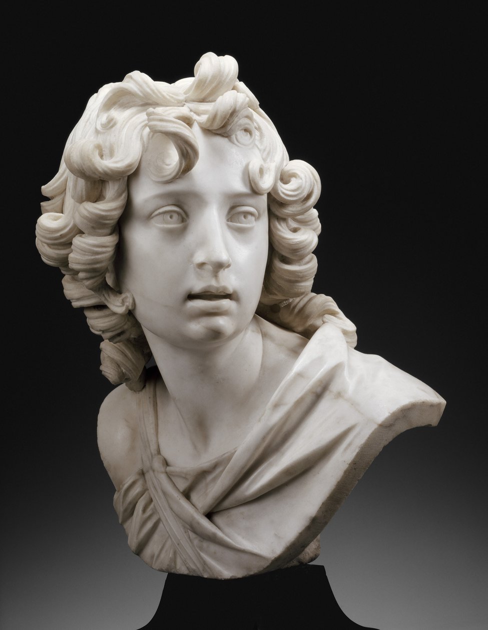 Busto de un joven, posiblemente San Juan Bautista, 1630-40 de Francesco Mochi