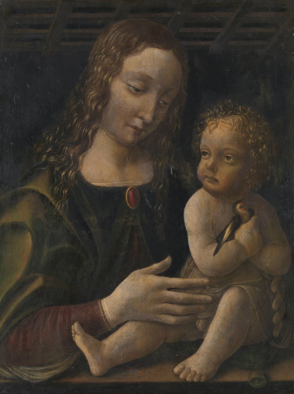 La Virgen y el Niño de Francesco Napoletano (attributed to)