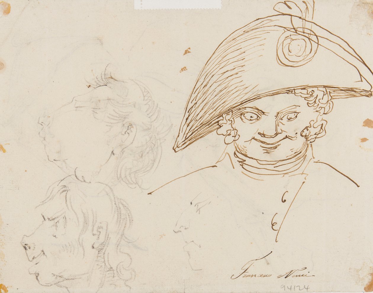 Página de caricaturas de Francesco Nenci