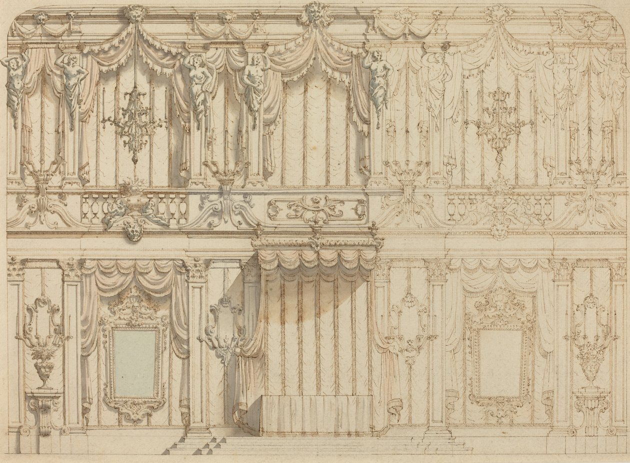 Diseño para un dormitorio estatal de Francesco Nicoletti