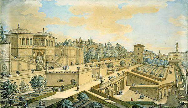 Vista de Roma de Francesco Panini