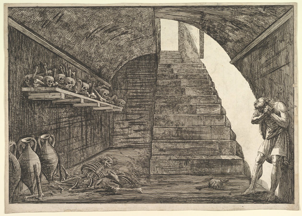 Escena de prisión de Francesco Piranesi