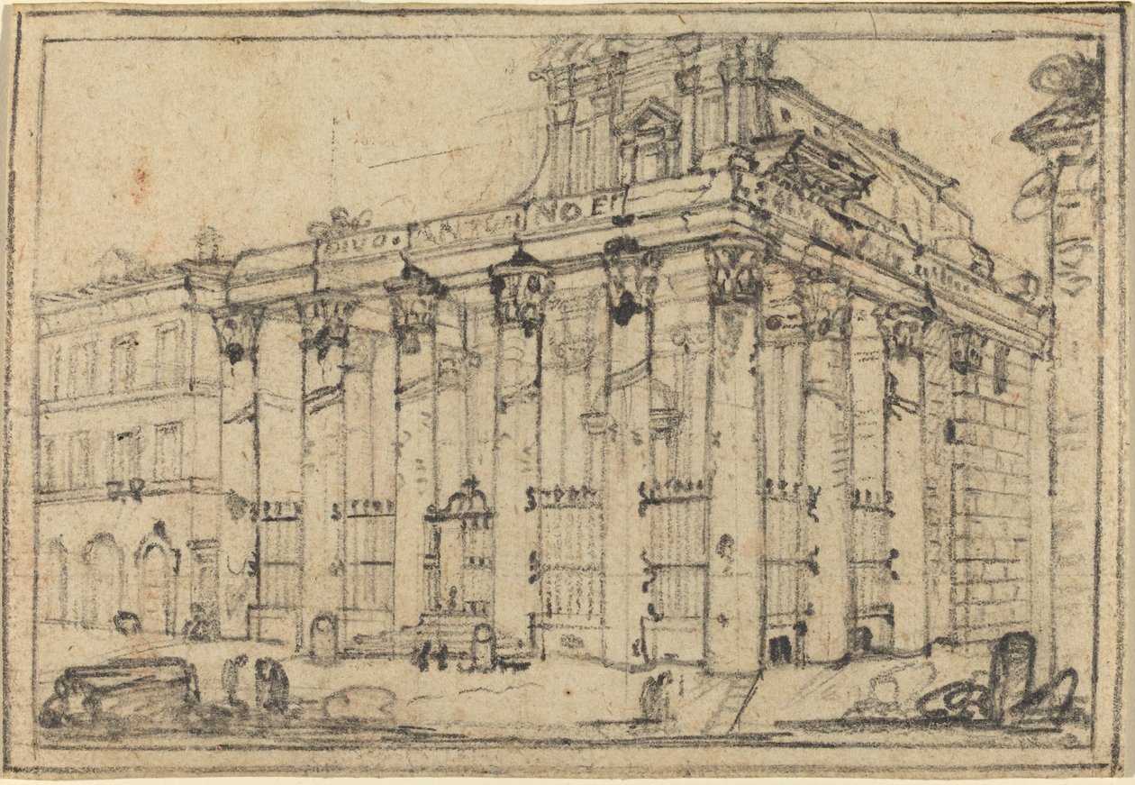 El Templo de Antonino y Faustina de Francesco Piranesi