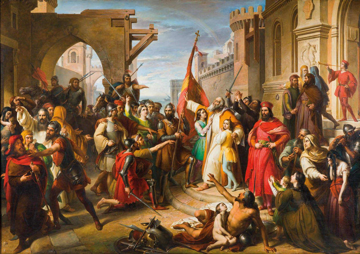 El juramento de los anconetanos de Francesco Podesti