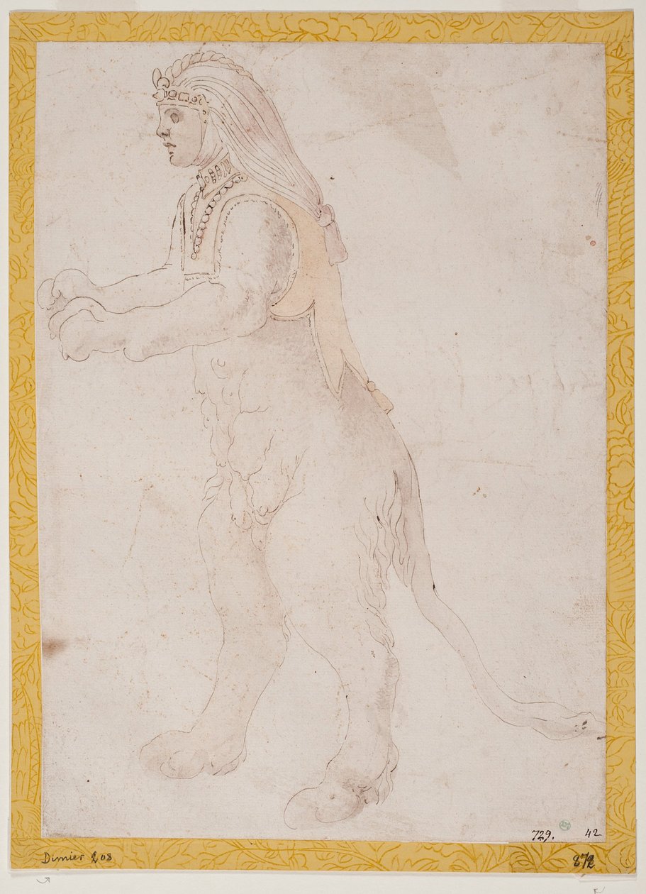 Stehende Sphinx de Francesco Primaticcio