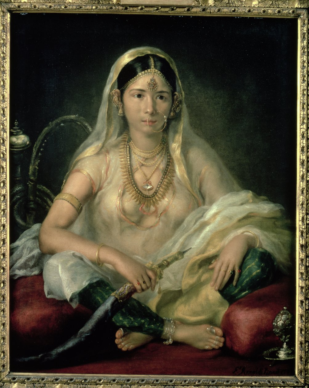 Retrato de una dama mogol, 1787 de Francesco Renaldi