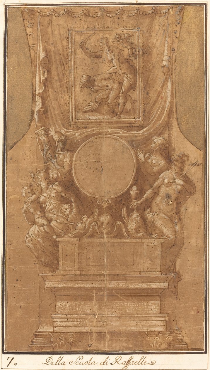Diseño para un altar de Francesco Salviati