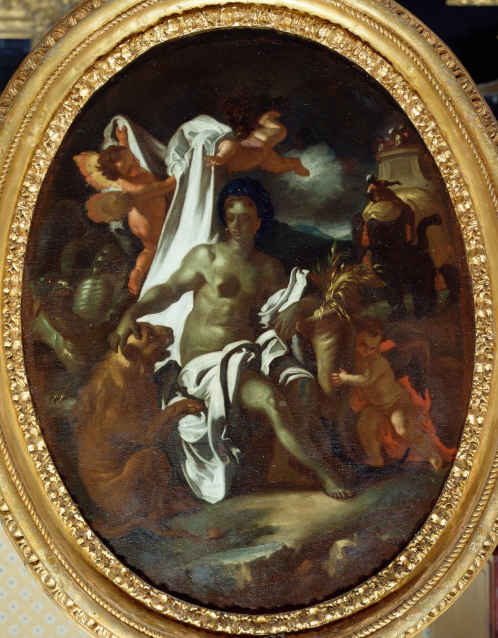 Alegoría de África de Francesco Solimena