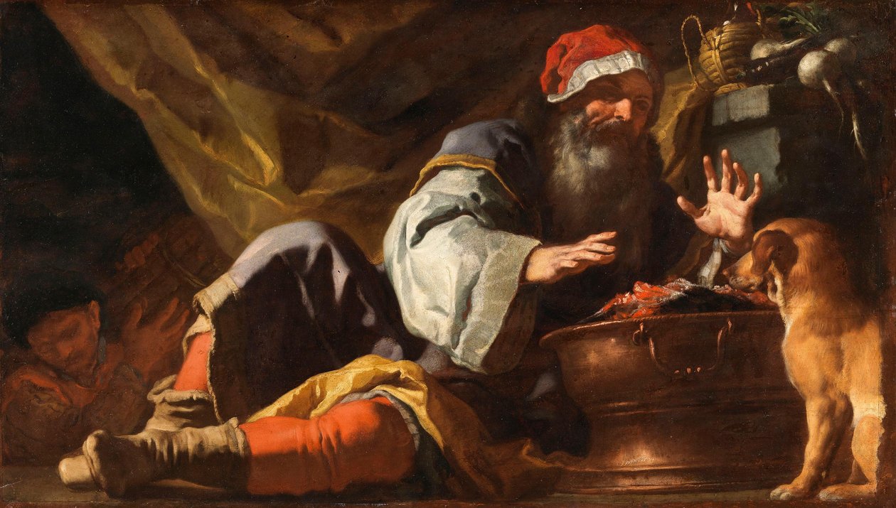 Alegoría del invierno de Francesco Solimena