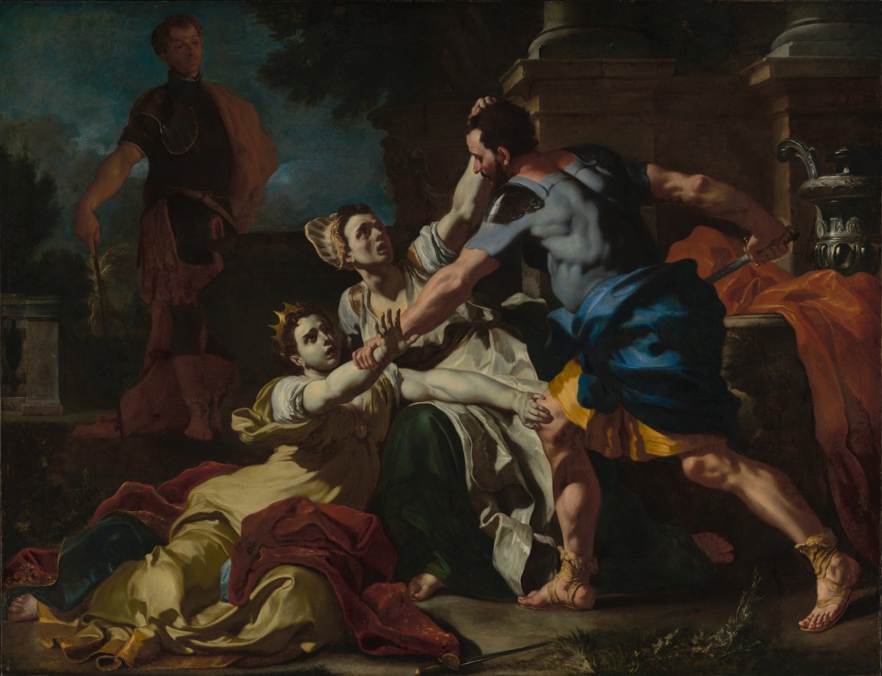 La muerte de Mesalina de Francesco Solimena