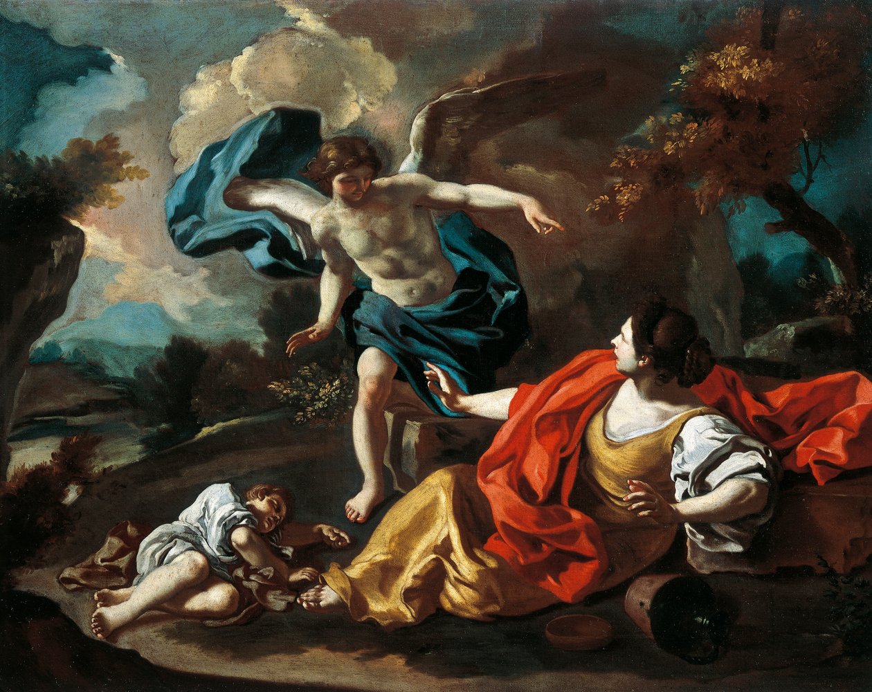 Agar e Ismael de Francesco Solimena