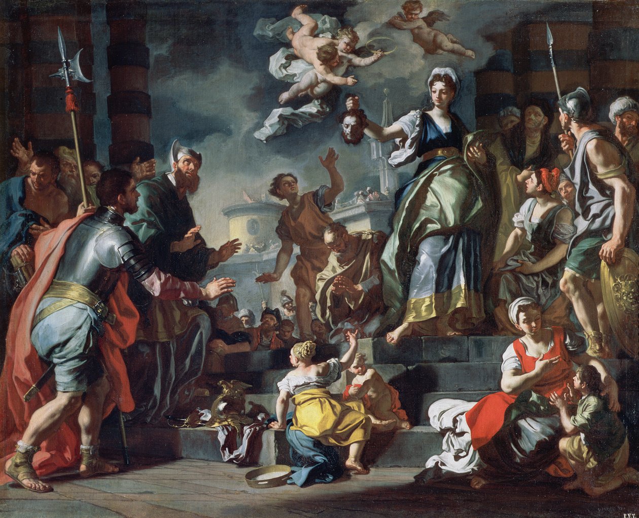 Judith con la cabeza de Holofernes de Francesco Solimena