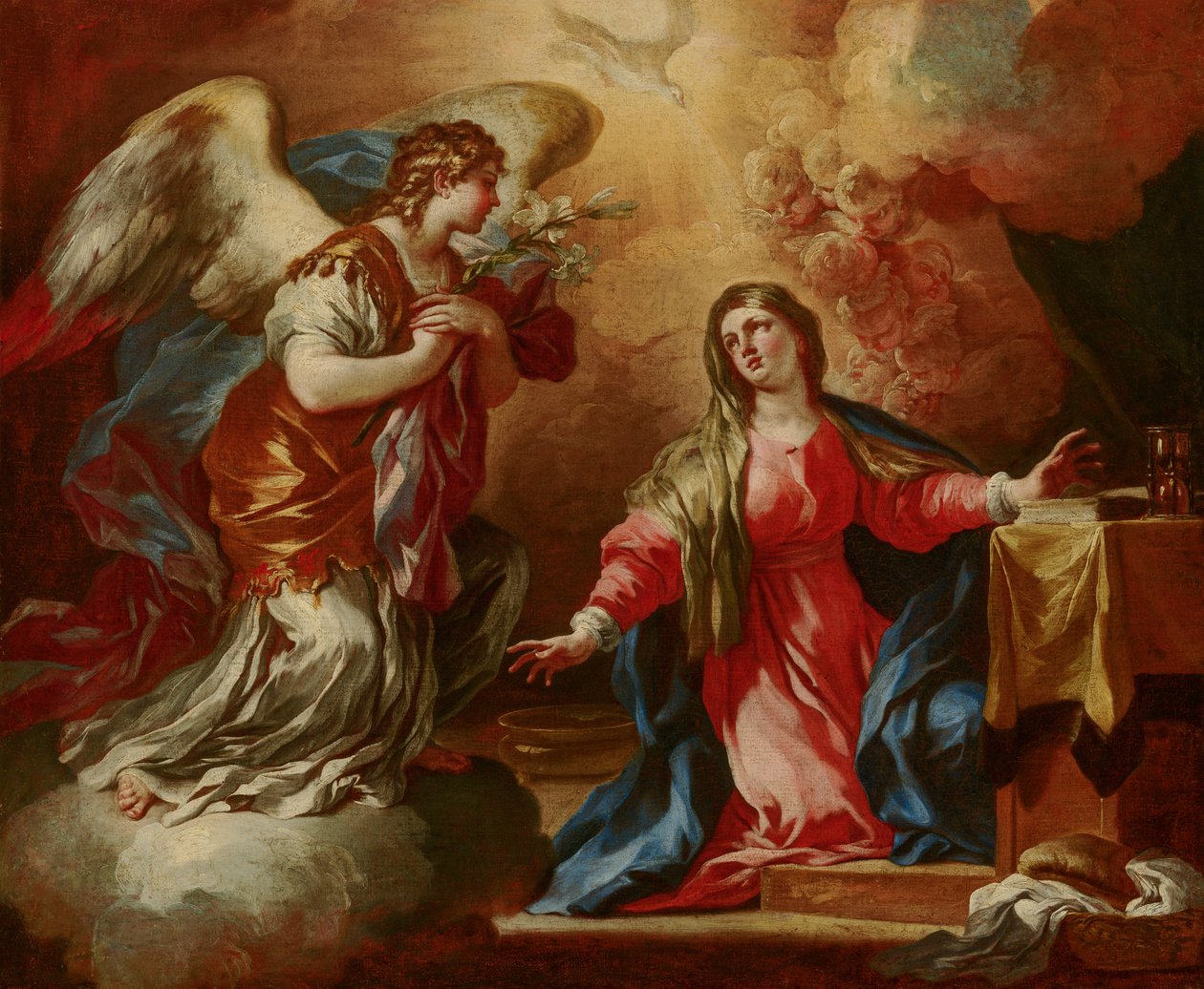 La Anunciación de Francesco Solimena
