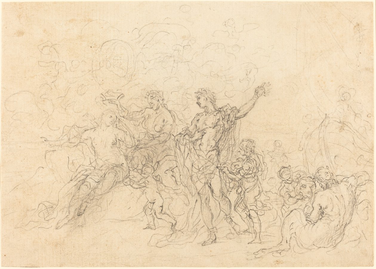 El matrimonio de Baco y Ariadna de Francesco Solimena