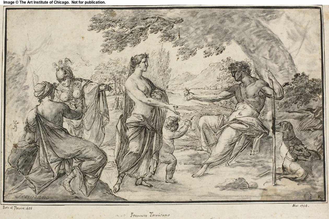 El juicio de Paris de Francesco Trevisani