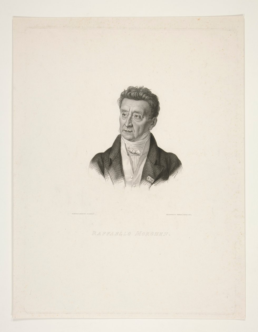 Retrato de Rafael Morghen de Francesco Vendramini