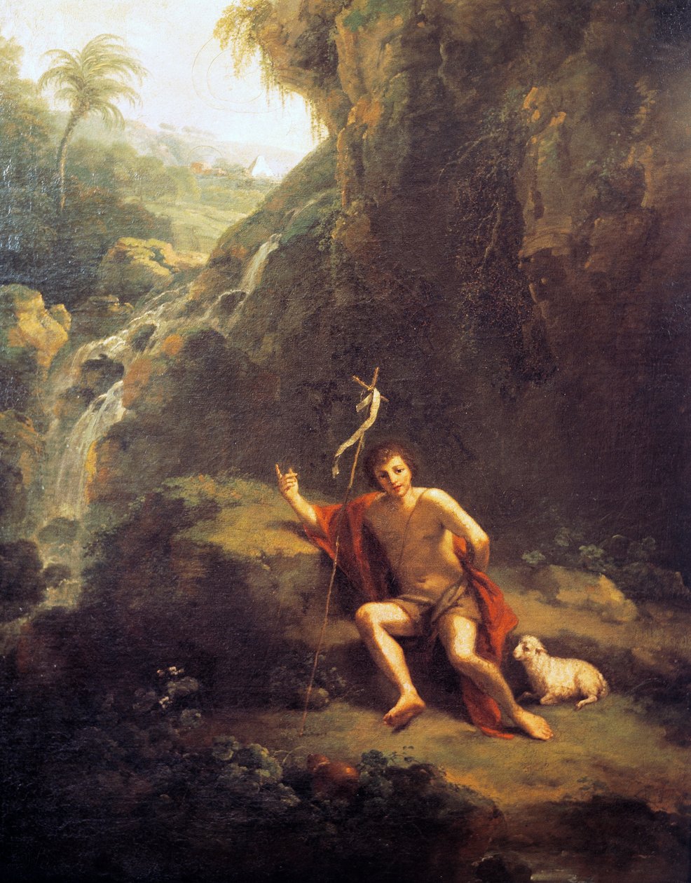Paisaje con San Juan Bautista de Francesco Zuccarelli