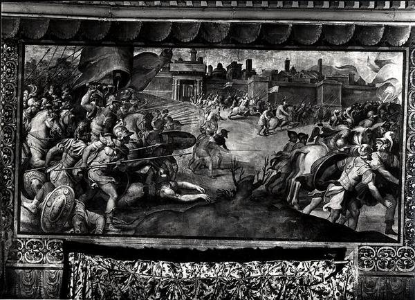 Carlos V (1500-58) contra los luteranos de Francesco de Rossi Salviati Cecchino