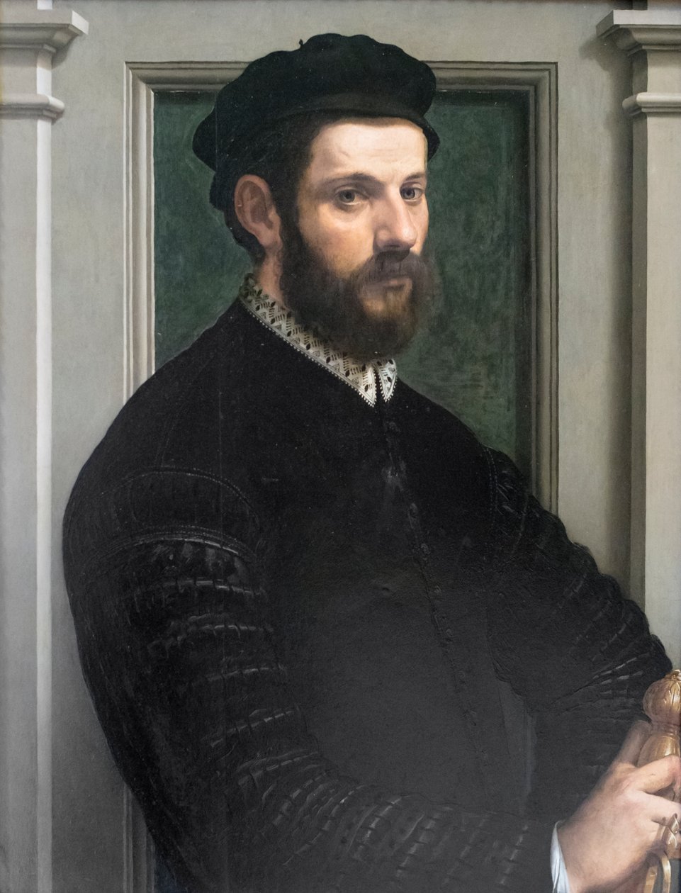 Retrato de un caballero de Francesco de Rossi Salviati Cecchino