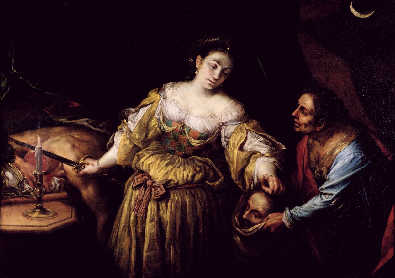 Judith decapitando a Holofernes, c.1648-54 de Francesco del Cairo