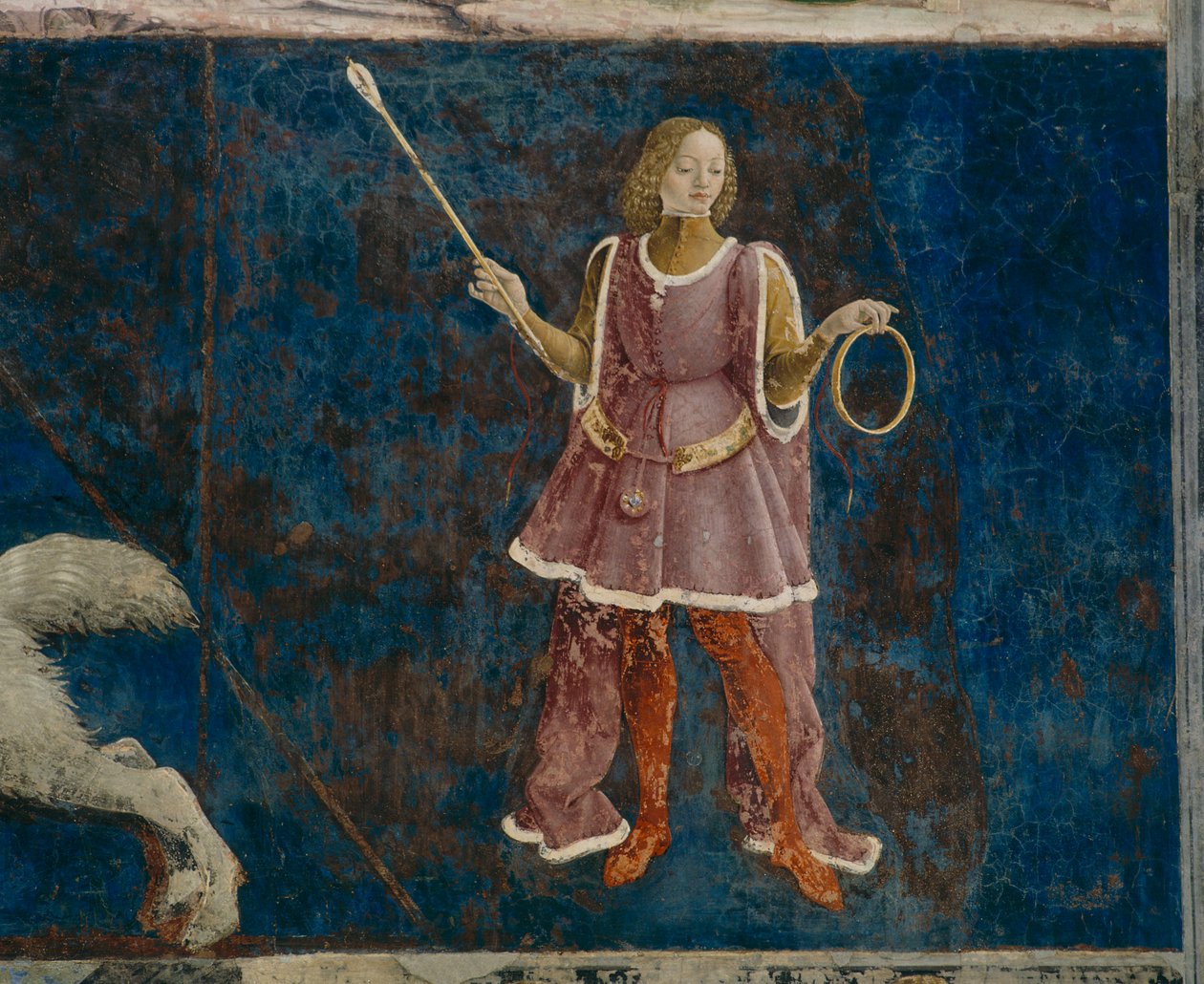 Uno de los Tres Decanos que Supervisan el Mes de Marzo, Il Salone dei Mesi, 1470-99 de Francesco del Cossa