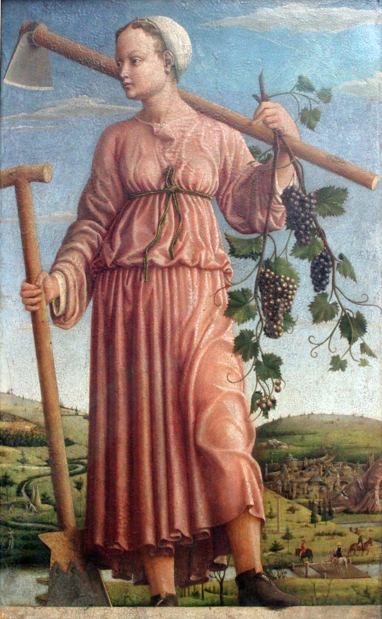 Polimnia, la musa de la poesía sagrada de Francesco del Cossa