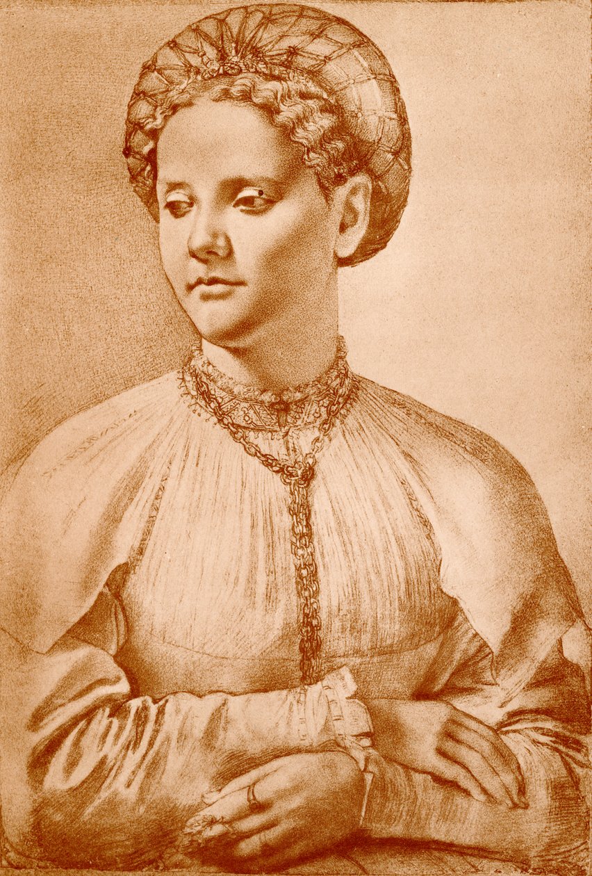 Retrato femenino de Francesco di Cristofano Franciabigio