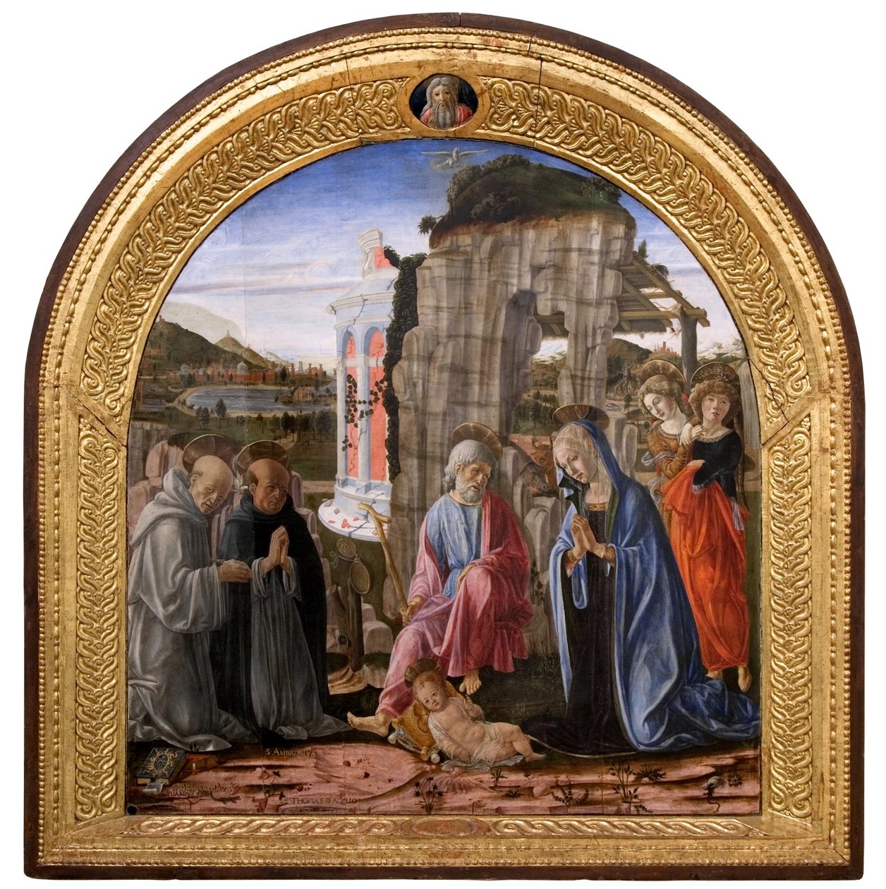 Nacimiento
















 con San Bernardo y Tomás de Aquino















 con san Bernardino e san Tommaso d