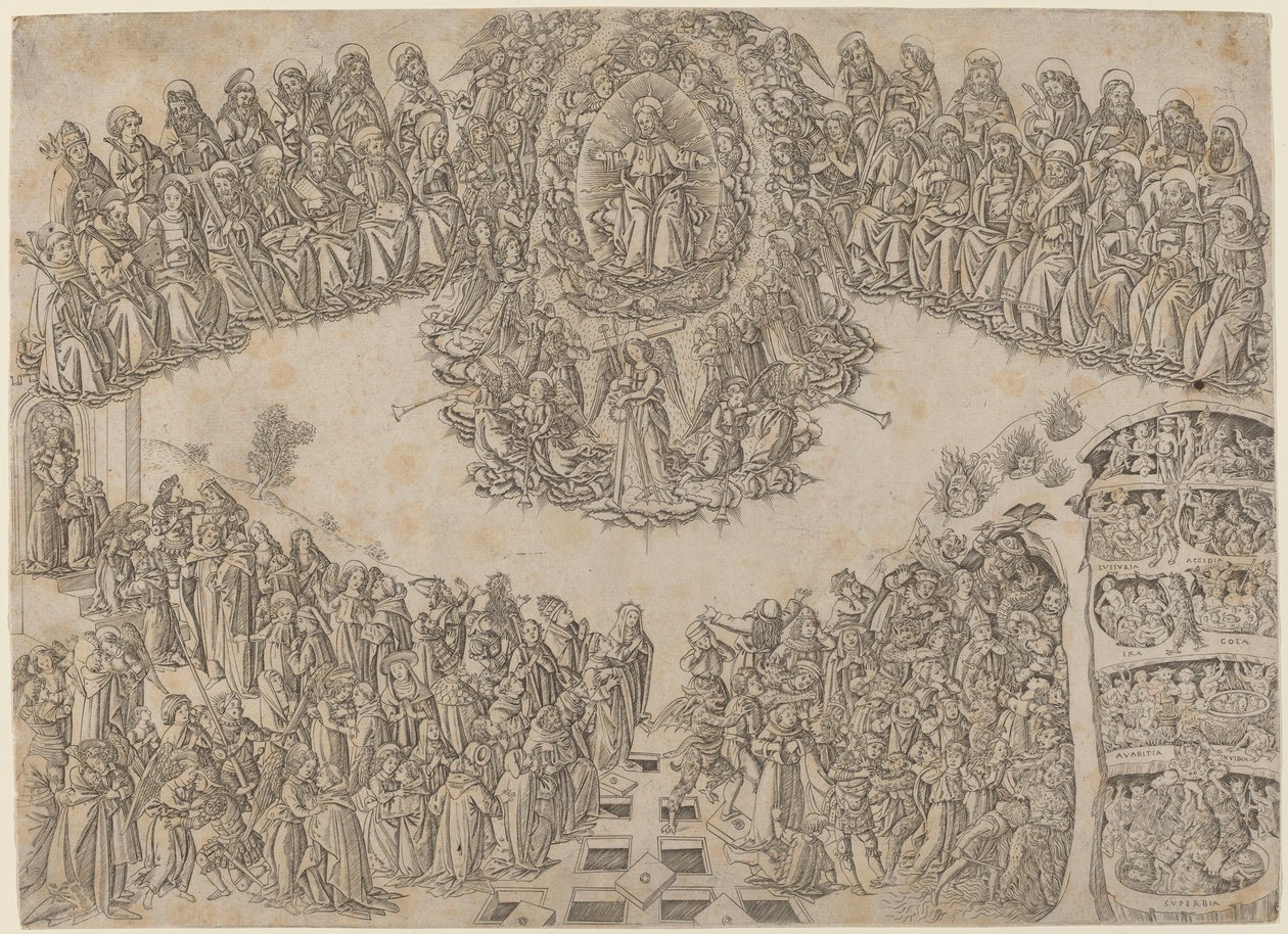 El Juicio Final de Francesco di Lorenzo Rosselli after Fra Angelico