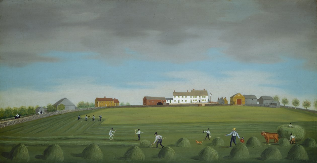 La granja de Ralph Wheelock, c.1822 de Francis Alexander