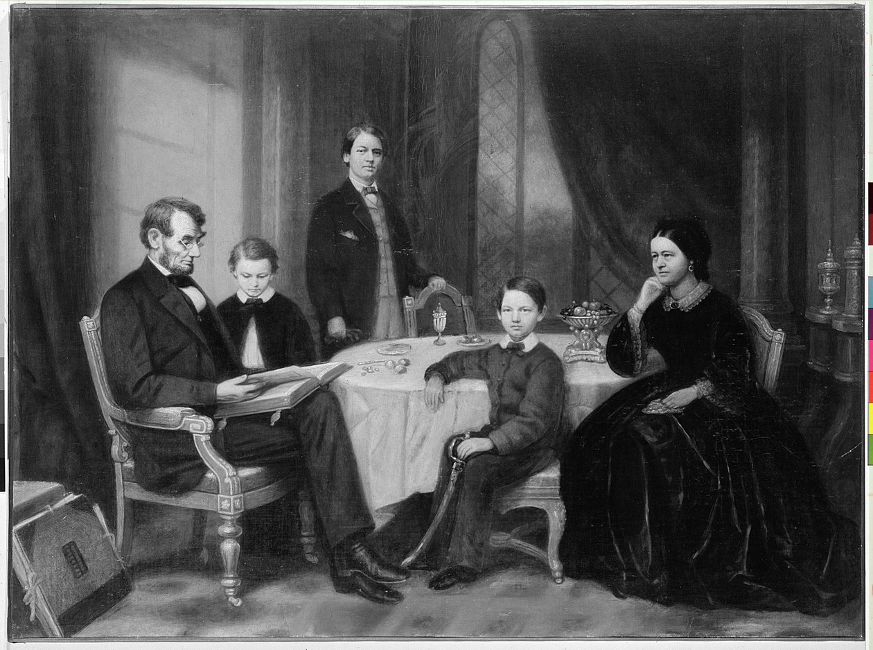 La Familia Lincoln, c.1865 de Francis Bicknell Carpenter