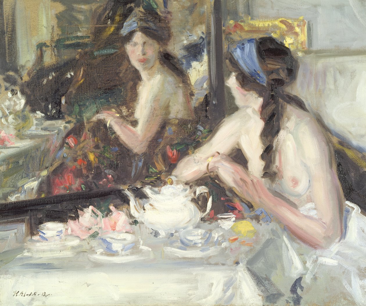 En el espejo, 1913 de Francis Campbell Boileau Cadell