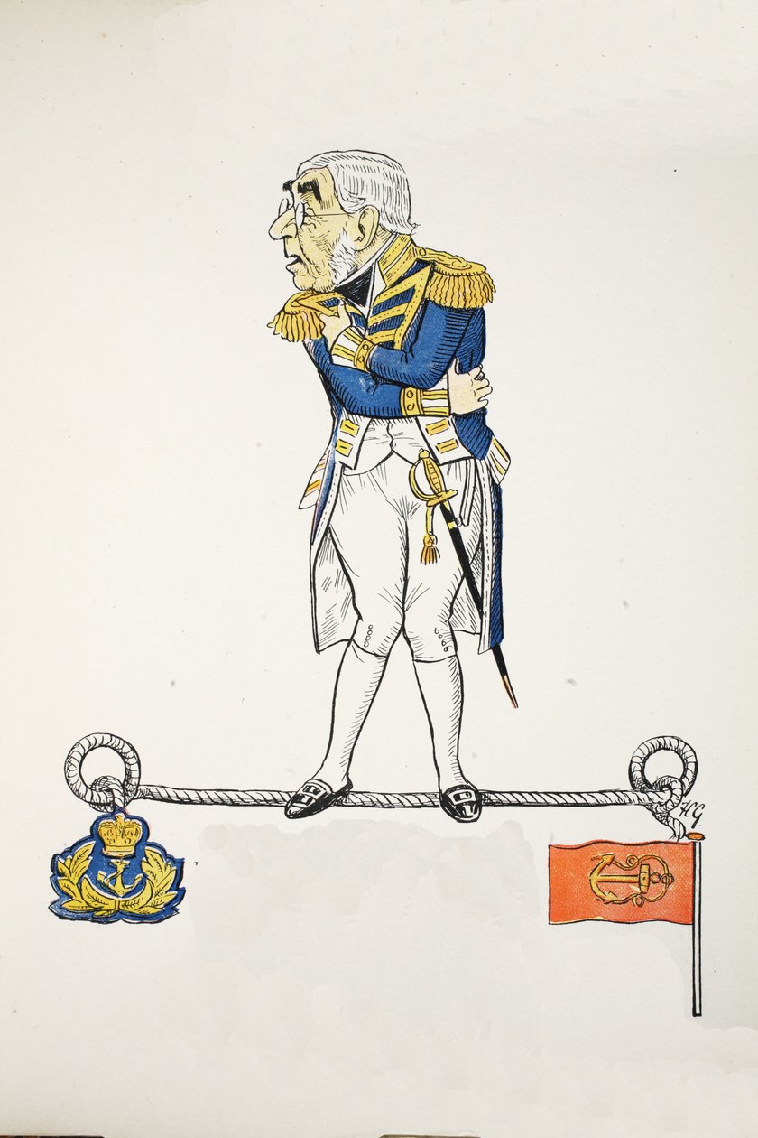 La Y Aumentativa, ilustración de El Alfabeto de Struwwelpeter, verso de Harold Begbie de Francis Carruthers Gould