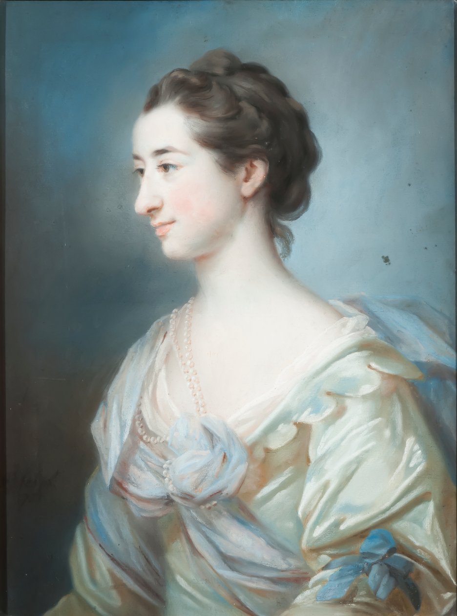Retrato de Elizabeth Thornton, 1755 de Francis Cotes
