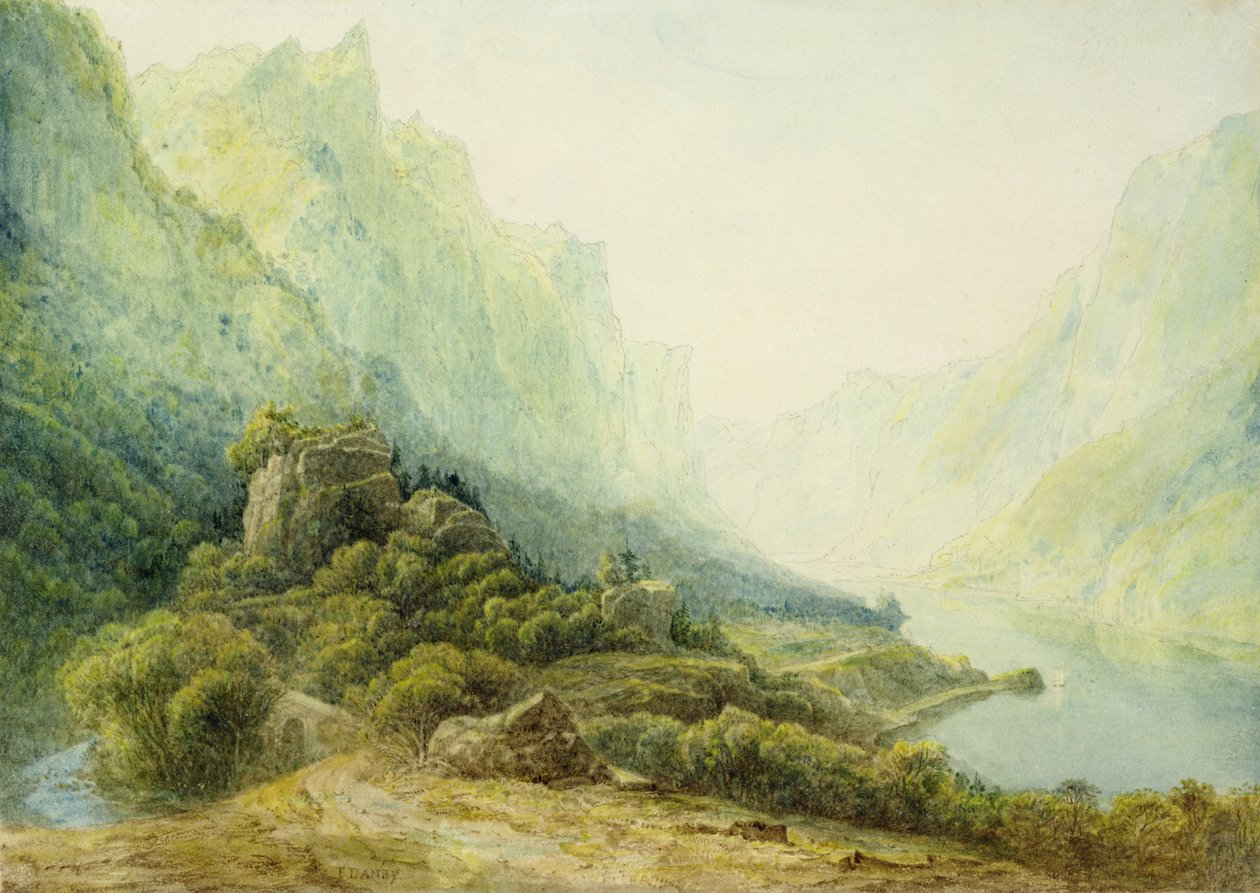 Un fiordo noruego de Francis Danby
