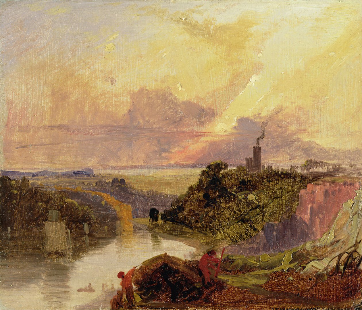 La Garganta del Avon al Atardecer de Francis Danby