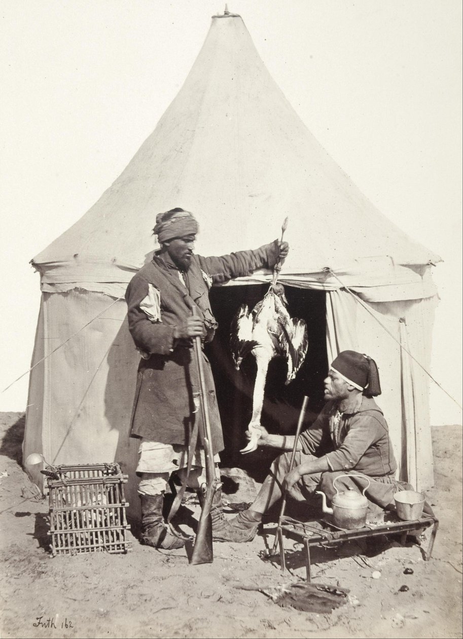 Deportista árabe y cocinero de Francis Frith