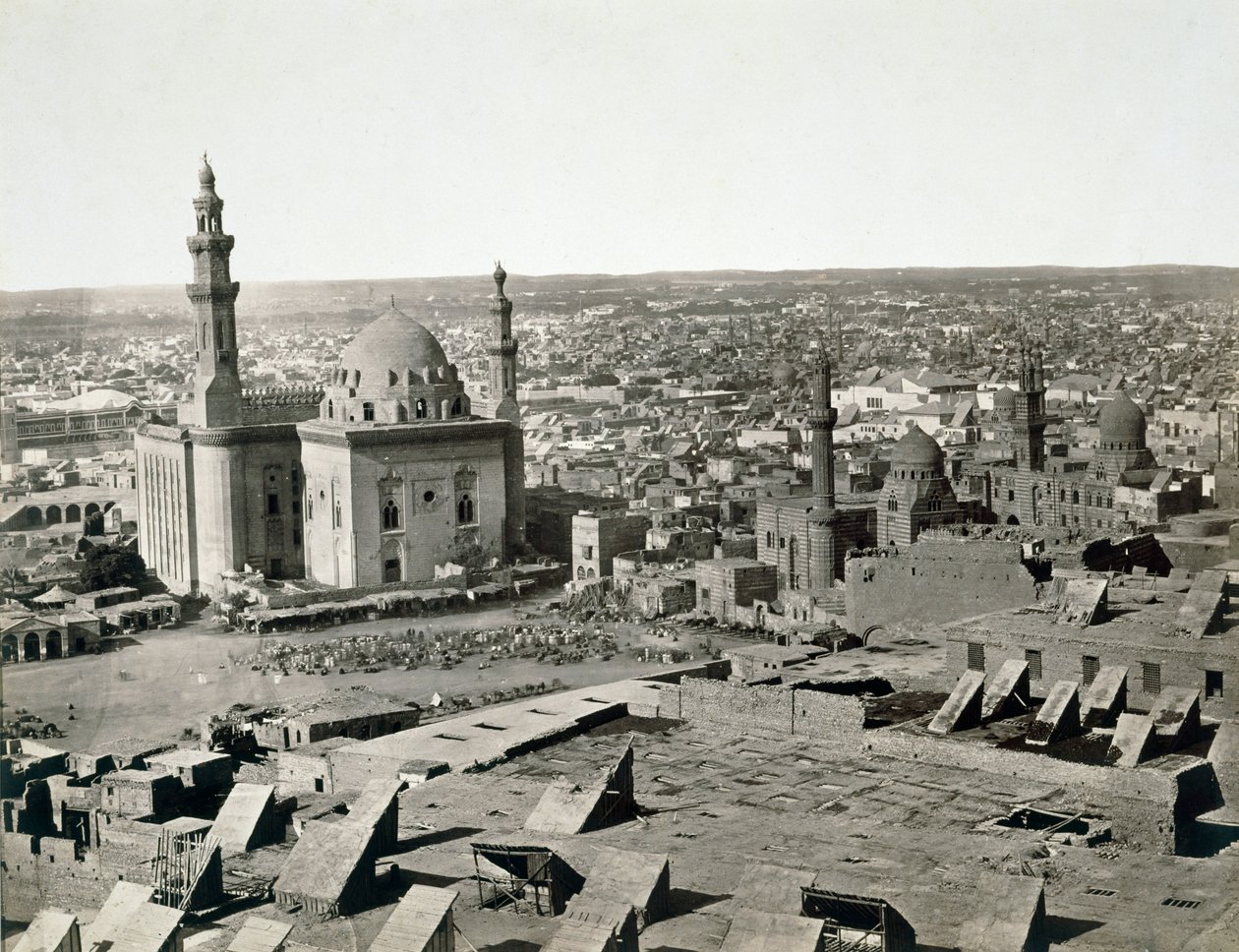 El Cairo, desde la Ciudadela, c.1856-58 de Francis Frith