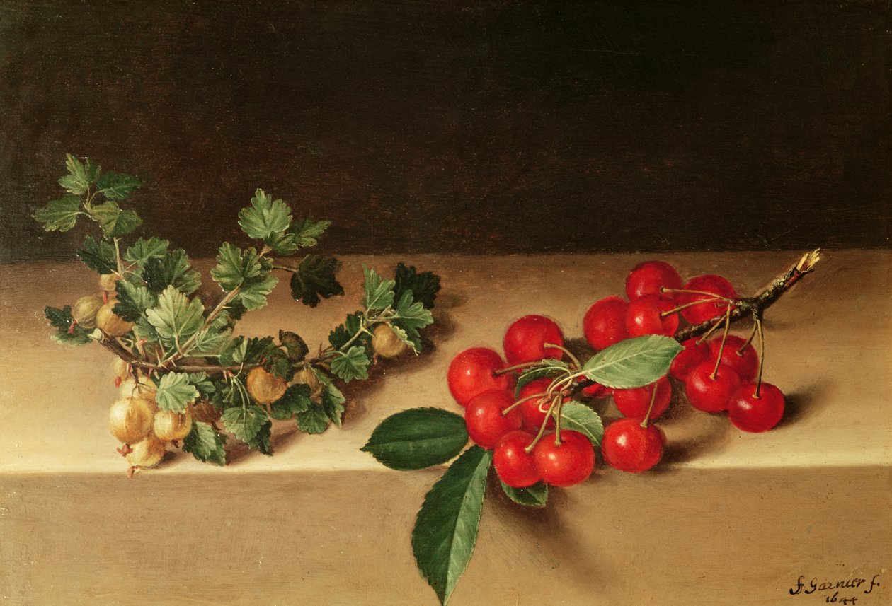 Fruta en la mesa, 1644 de Francis Garnier