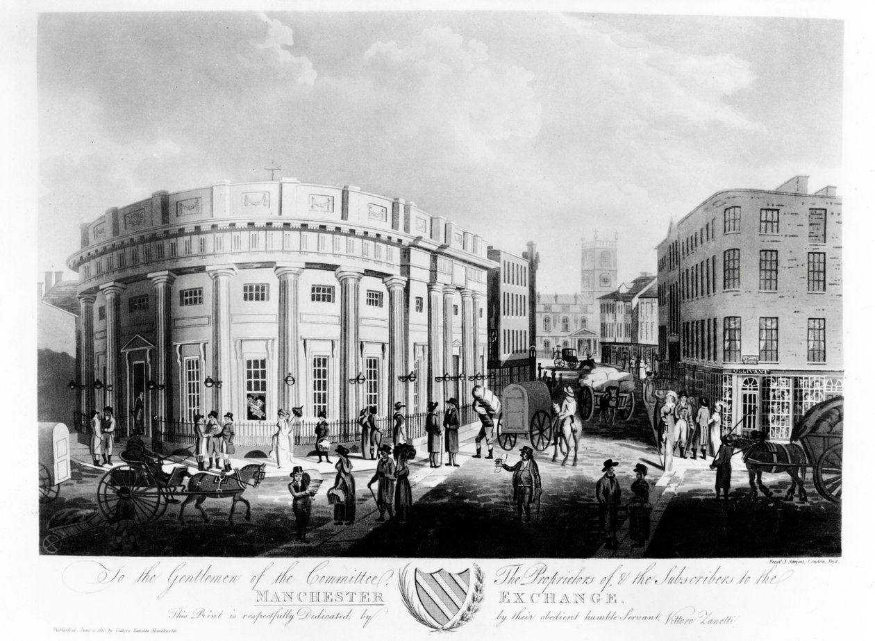 El intercambio de Manchester, 1810 de Francis James Sarjent