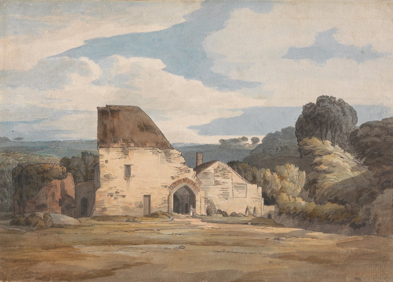 Abadía de Dunkerswell, 20 de agosto de 1783 de Francis Towne