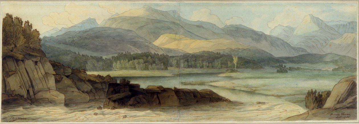 Elterwater, 12 de agosto de 1786 de Francis Towne