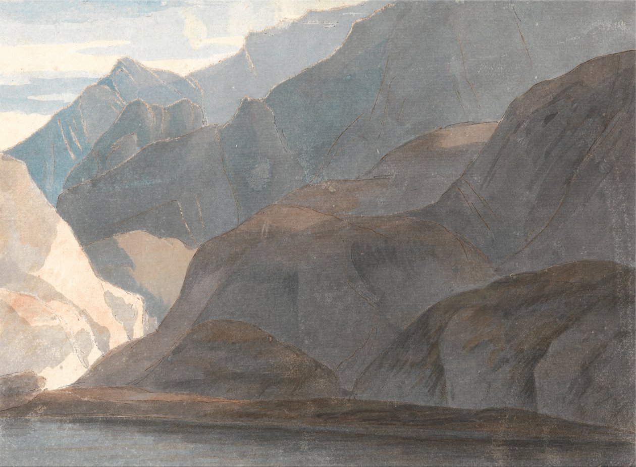 En el lago de Como de Francis Towne