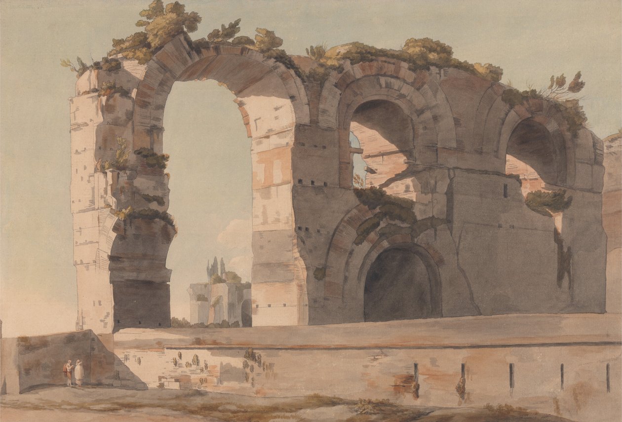 El Acueducto de Claudio, Roma de Francis Towne