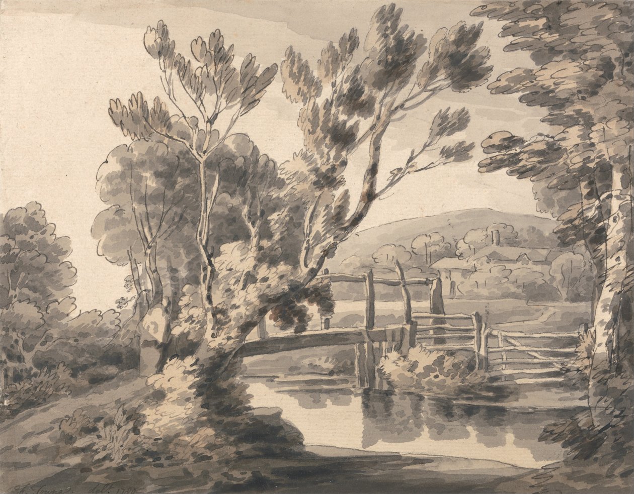 El puente peatonal de Francis Towne