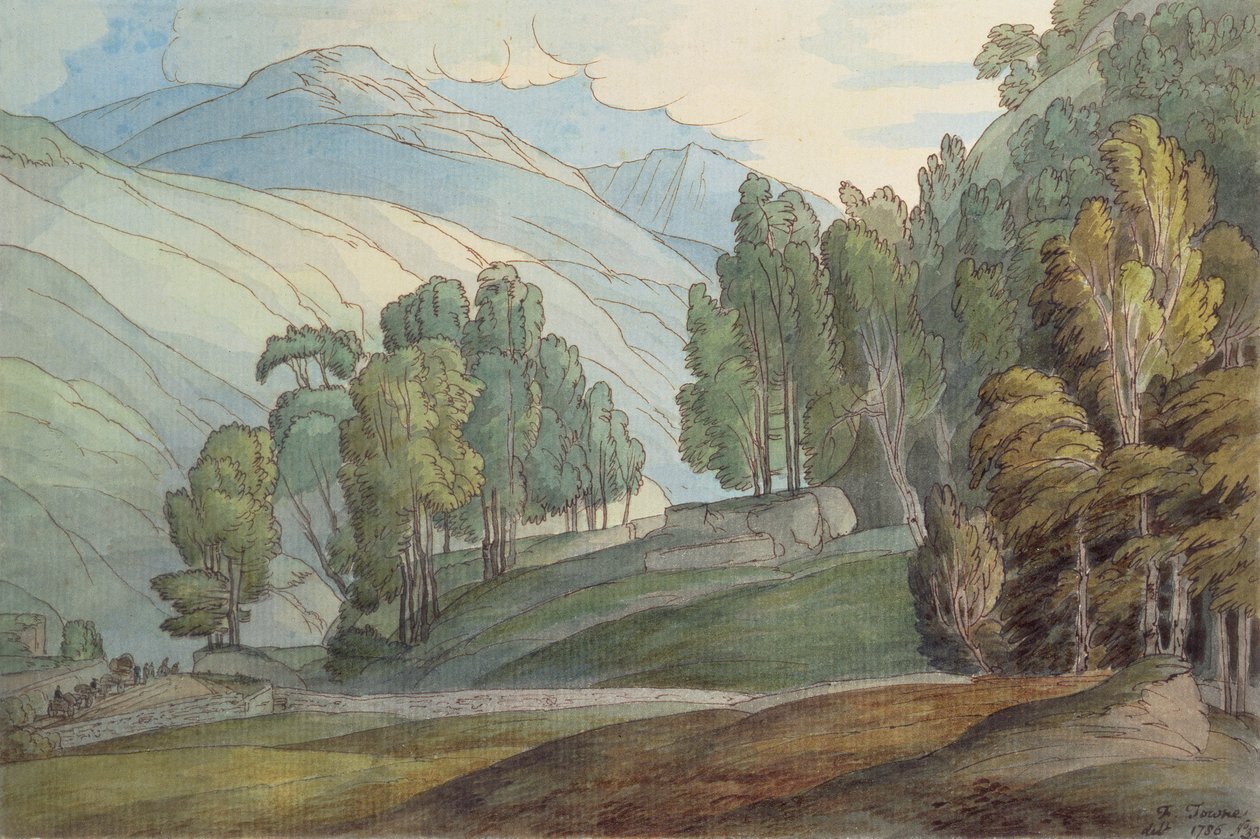 El Valle de San Juan, 1786 de Francis Towne