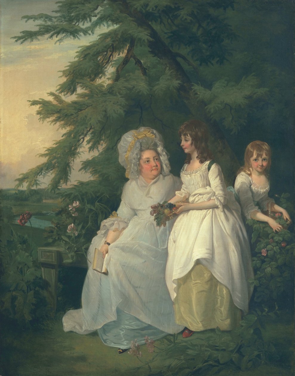 Mary Margaret Wood y dos de sus hijas, 1787 de Francis Wheatley