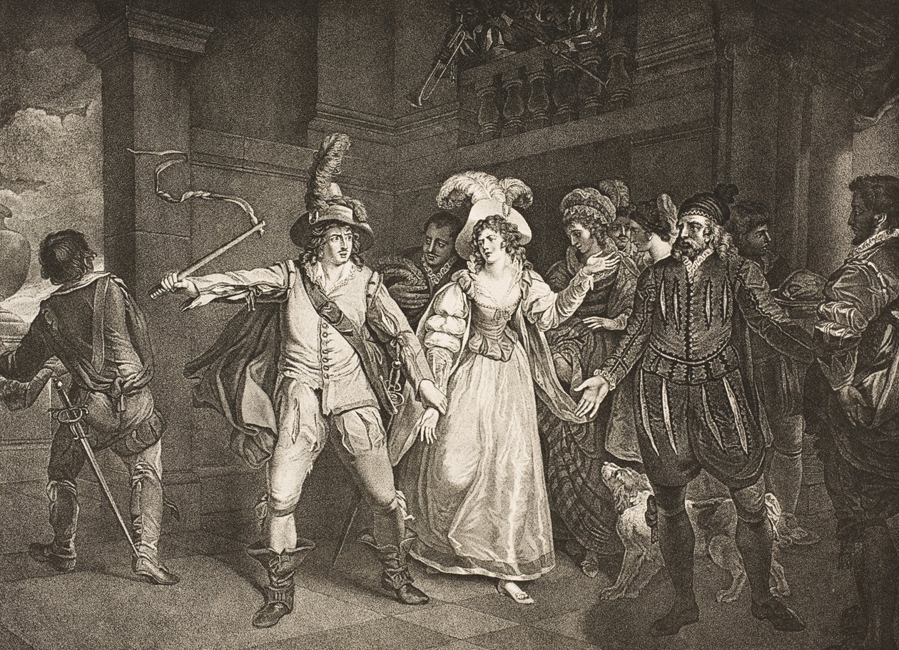 Padua, frente a la casa de Baptista, Acto III, Escena II, de 